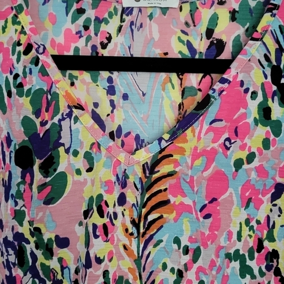 BOMBOM Floral Peplum Babydoll Oversized Top Size XL - Picture 2 of 8